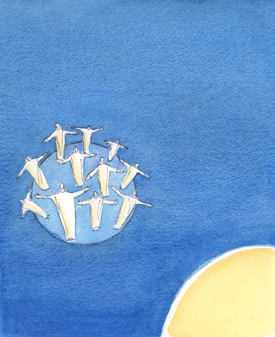 In the eyes of Christ, each Catholic priest around the world is like a visible, embodied Christ, in a particular place; chosen and made ready to be a Christ to a certain flock, or to preach to those who need guidance by Elizabeth Wang