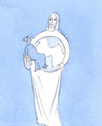 It is Christ Who - with the Father and the Holy Spirit - holds me in existence, as He holds the entire world in existence by Elizabeth Wang