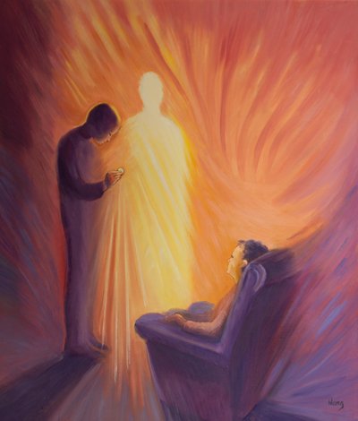 Jesus Christ comes to us in Holy Communion when we are sick or housebound by Elizabeth Wang