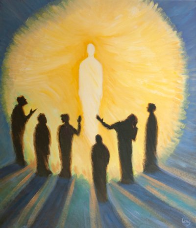 Jesus blazes in Heaven with purity and power by Elizabeth Wang