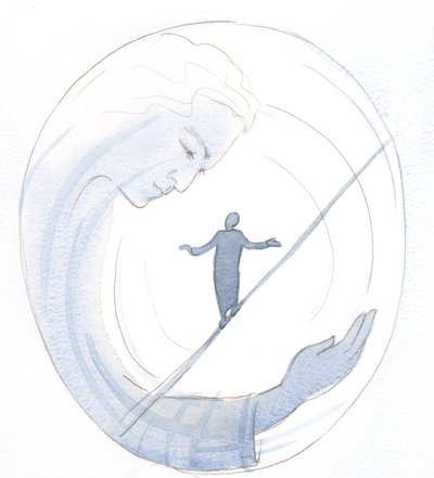 Jesus can help us to keep our balance, when we are about to fall into pride or despair by Elizabeth Wang