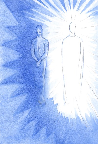 Keep in mind two things about Christ; in His body, He suffered and died for you; Risen and alive now, He longs to guide and feed you, 2001 by Elizabeth Wang