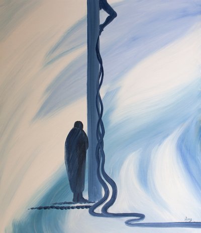 On the Cross Jesus Christ shed His Precious Blood to save us from our sins by Elizabeth Wang