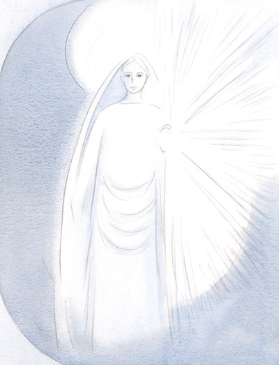 Our Lady appeared before me, in her dazzling Heavenly beauty by Elizabeth Wang