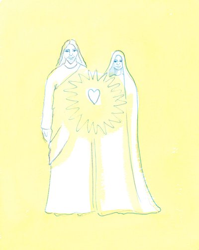 Our Lady shared Christ