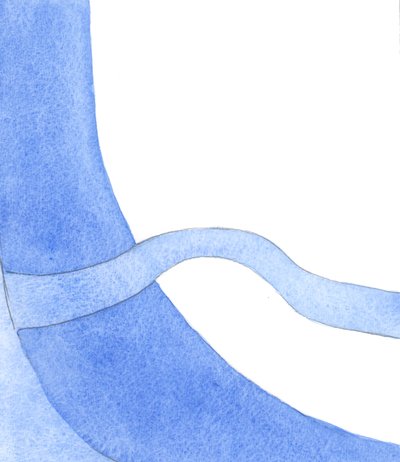 Our Life Can Be Seen as a Flat Ribbon Which Passes Near the Dazzling 