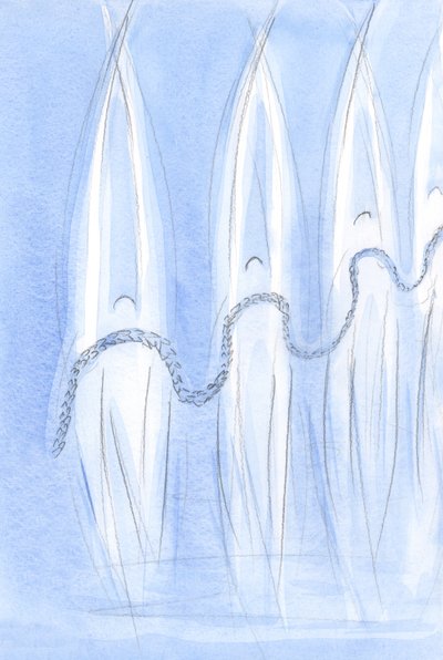 So many Angels are present in our sanctuary, in festivity, preparing it with garlands for our Blessed Lady