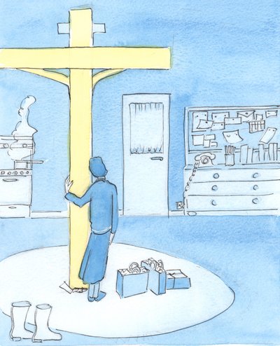 Someone who adores Christ in the Mass and longs to do His work can remain in spirit beside the Cross all day by Elizabeth Wang