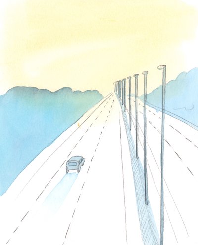 Someone who follows a humble, quiet, persevering way of prayer and faithfulness to God, is on the Way to Heaven, 2004 by Elizabeth Wang