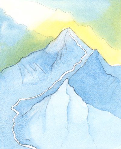 Someone who speaks about Mount Everest is worth believing if we know that he has followed the right path by Elizabeth Wang