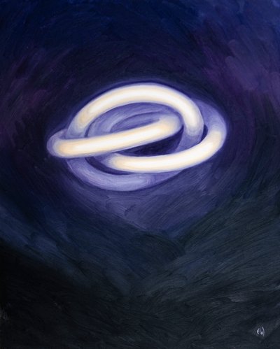 The Blessed Trinity is alive in Eternity, like a triple ring of light, glory, perpetual delight and exaltation by Elizabeth Wang