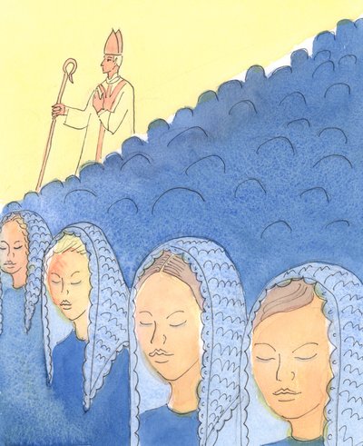 The covering and uncovering of the head is important to Bishops by Elizabeth Wang