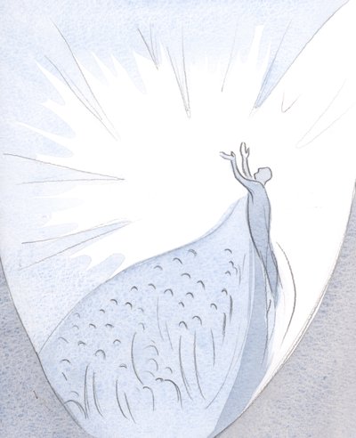 The one who consents (by self-denial) to soar to the Father, united to Christ in His prayer, draws within the soul all its beloved ones. by Elizabeth Wang