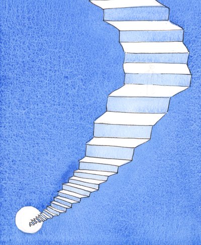 There is only one Way across the dark abyss which separates earth from Heaven by Elizabeth Wang