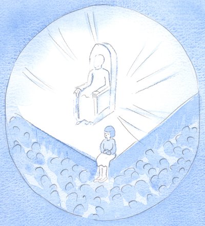 Those who are asked, by Christ, to speak of Him to others, should speak as simply as children, confident of His help, 2002 by Elizabeth Wang