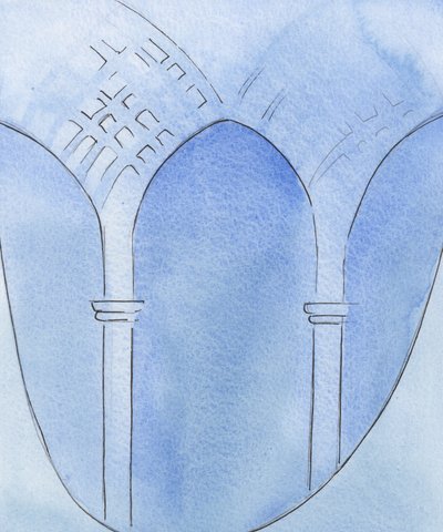 Through faith and contrition, my soul was changed as from a cavern to a cathedral, ready for worship by Elizabeth Wang