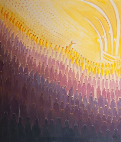 Through our prayers the Holy Souls of Purgatory receive consolation and help, and draw closer to Heaven by Elizabeth Wang