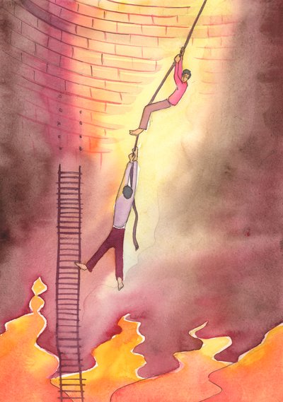 To persevere in intercession, and help someone to abandon grave sins, is to save him from the fires of Hell by Elizabeth Wang