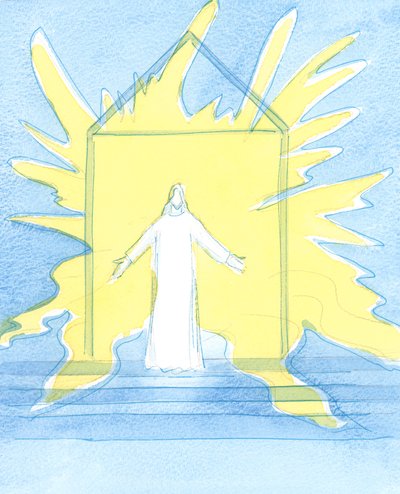 We can meet Christ at the tabernacle. It is as though the light of Heaven shines behind Him, as He listens to us, and pours out His graces upon us by Elizabeth Wang