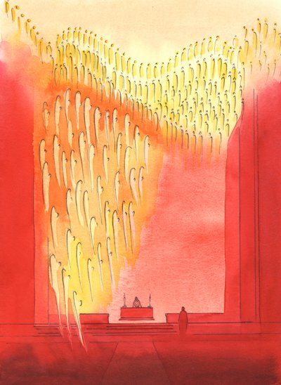 We would be surprised if we could see how grateful the Saints and Angels are, when we greet and honour them in church by Elizabeth Wang