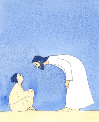 When someone brushed me aside and refused to help me, Jesus looked upon me with a lovely smile and infinite kindness, just as He did when He went to greet the blind beggar at the roadside by Elizabeth Wang