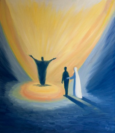 When we pray to Mary she leads us closer to Christ her son so that we can join his prayer to the Father by Elizabeth Wang