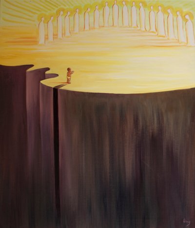 Whenever we truly repent we are like a new child emerging from a chasm of darkness into God