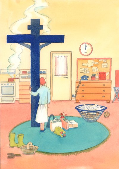 Whoever adores Christ at Mass, and wants to remain with Him in spirit all day, can offer praise and thanks through Him to the Father all day by Elizabeth Wang