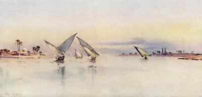 A Grey Day on the Nile by Ella Du Cane