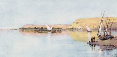 The Nile near Temeh by Ella Du Cane