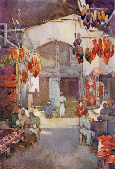 The Shoe Bazaar, Cairo by Ella Du Cane