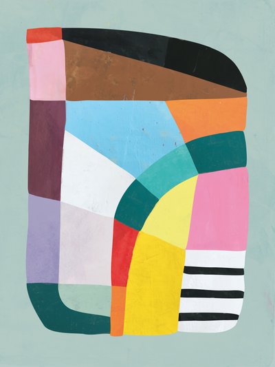Vibrant Abstract Design by Ellen Greup