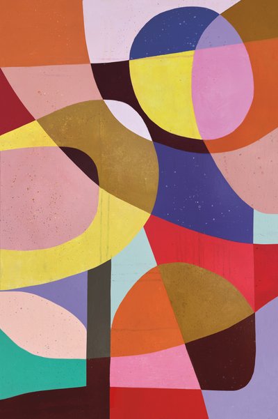 Vibrant Geometric Shapes by Ellen Greup