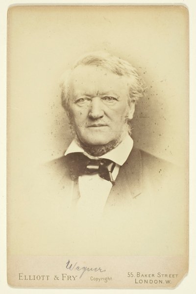 Portrait of Wagner by Elliott and Fry