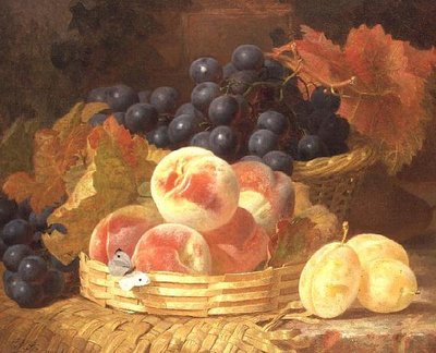 Still Life with Fruit and a Butterfly by Eloise Harriet Stannard