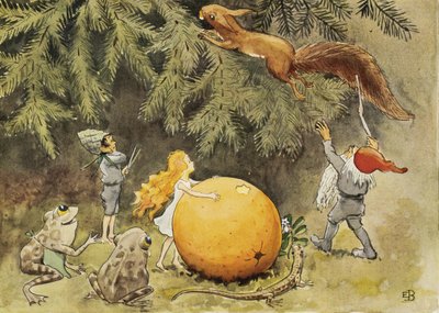 The Sun Egg (1932) - The Squirrel by Elsa Beskow