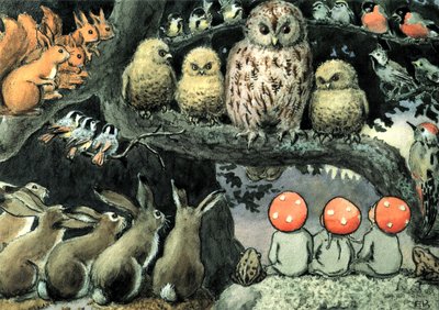 The Tomte Children - The Forest Animals by Elsa Beskow