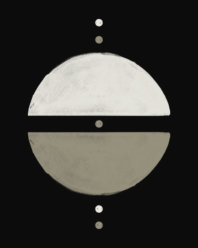 Abstract Cosmic Balance by Ema Paraschiv