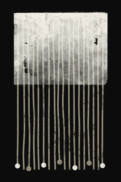 Abstract Falling Lines by Ema Paraschiv