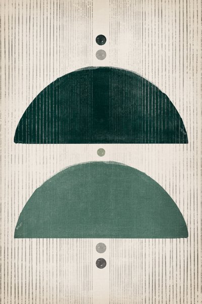 Abstract Green Balance by Ema Paraschiv