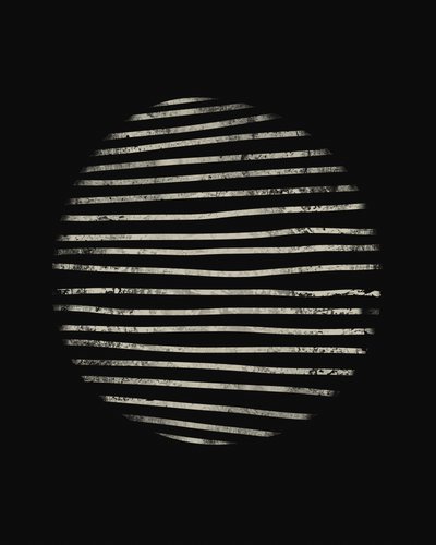 Abstract Lined Circle by Ema Paraschiv
