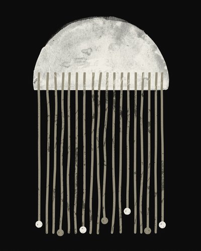 Abstract Rain Droplets by Ema Paraschiv