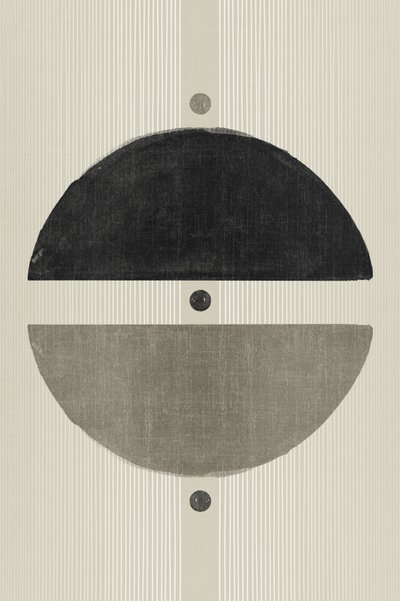 Abstract Semicircle Balance by Ema Paraschiv