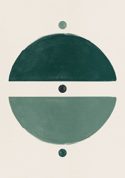 Balancing Green Shapes by Ema Paraschiv