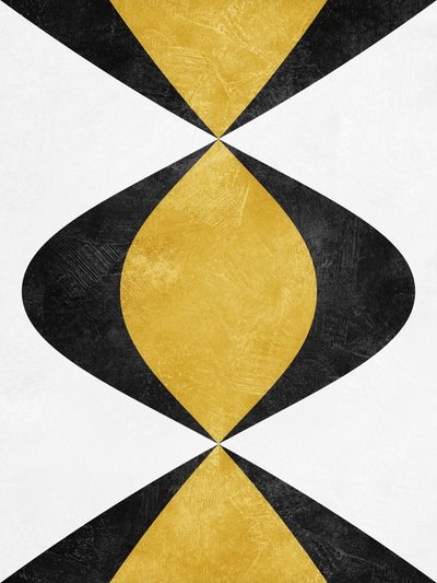 Black Gold Hourglass by Ema Paraschiv