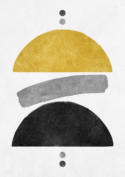 Golden Geometric Balance by Ema Paraschiv