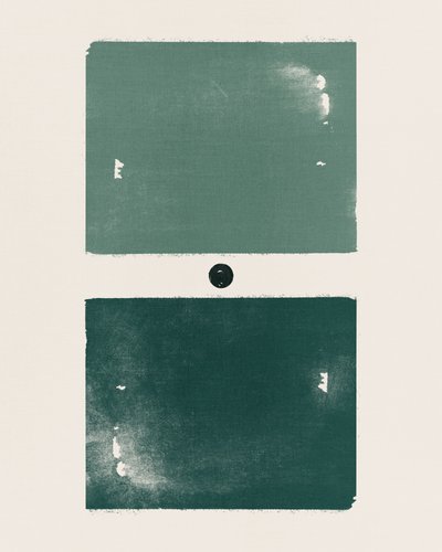 Green Abstract Geometry by Ema Paraschiv
