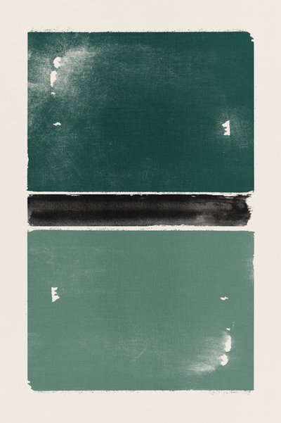 Green Color Block Horizon by Ema Paraschiv