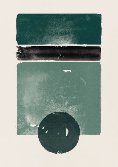 Modern Green Composition by Ema Paraschiv