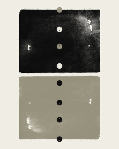 Monochrome Circles Stack by Ema Paraschiv